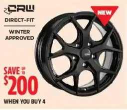 Canadian Tire Crew direct-fit winter approved wheel offer