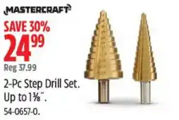 Canadian Tire Mastercraft 2-Pc Step Drill Set offer