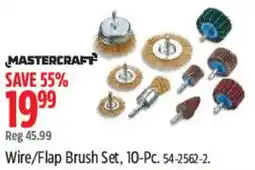 Canadian Tire Mastercraft wire/flap brush set offer