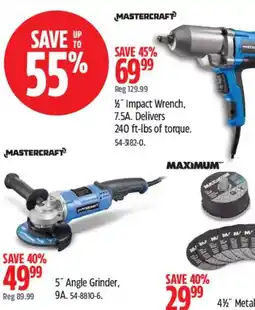 Canadian Tire Mastercraft 1/2" Impact Wrench offer
