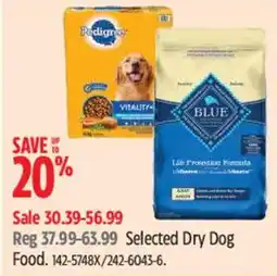 Canadian Tire Selected Dry Dog Food offer