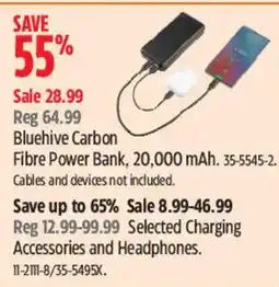 Canadian Tire Bluehie Carbon Fibre Power Bank offer