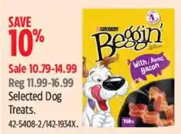 Canadian Tire Beggin' selected dog treats offer