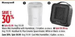 Canadian Tire Honeywell Warm Mist Humidifier with Humidistat, 1.5-Gallon offer