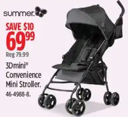 Canadian Tire 3dmini convenience mini stroller offer
