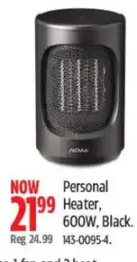 Canadian Tire Noaa personal heater offer