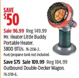 Canadian Tire Mr. Heater Little Buddy Portable Heater offer