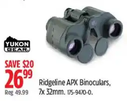 Canadian Tire Yukon Gear Ridgeline APX Binoculars offer