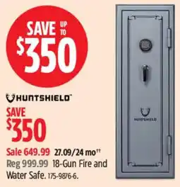 Canadian Tire Huntshield 18-Gun Fire and Water Safe offer