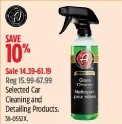 Canadian Tire A brand glass cleaner offer