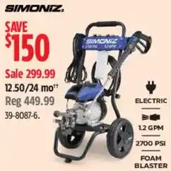 Canadian Tire Simoniz electric foam blaster offer