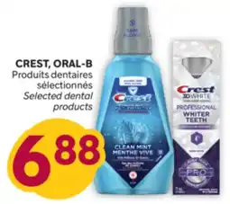 Brunet CREST, ORAL-B Produits dentaires sélectionnés offer
