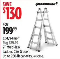 Mastercraft 21' Multi-Task Ladder