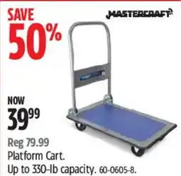 Canadian Tire Mastercraft platform cart offer