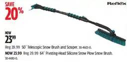 Canadian Tire Reflex 50" Telescopic Snow Brush and Scraper offer