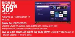 Canadian Tire Magnavox 55" 4K Roku Smart TV offer