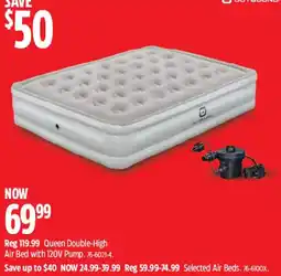 Canadian Tire Outdoors Air Bed with 120V Pump offer