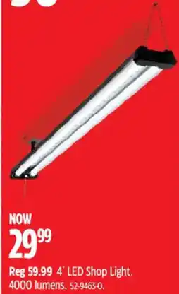 Canadian Tire 4' LED Shop Light offer