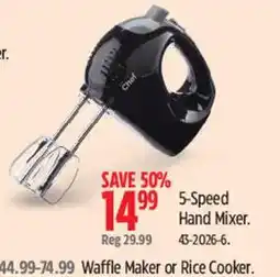 Canadian Tire Chef 5-Speed Hand Mixer offer