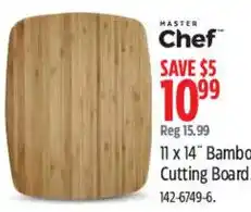 Canadian Tire Master Chef Bamboo Cutting Board offer