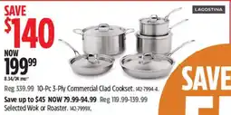 Canadian Tire Lagostina 10-Pc 3-Ply Commercial Clad Cookset offer