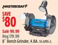 Canadian Tire Mastercraft 8" Bench Grinder offer