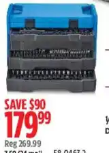 Canadian Tire Mastercraft bit set offer