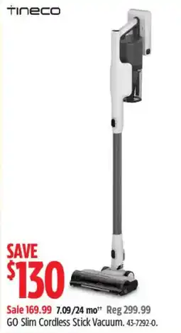Canadian Tire Tineco GO Slim Cordless Stick Vacuum offer