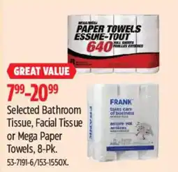 Canadian Tire Frank tissue offer