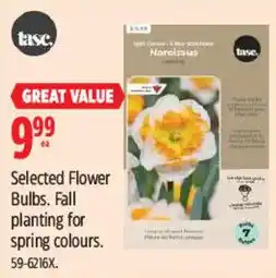 Canadian Tire tasc selected flower bulbs offer