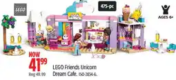 Canadian Tire lego friends unicorn dream cafe offer