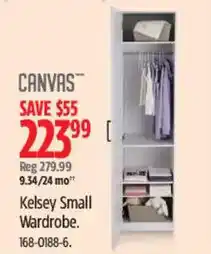 Canadian Tire Canvas Kelsey Small Wardrobe offer