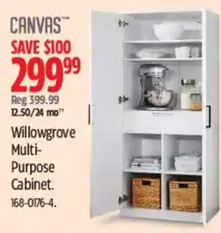 Canadian Tire Canvas willowgrove multi-purpose cabinet offer