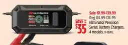 Canadian Tire Eliminator precision series battery chargers offer