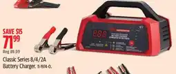 Canadian Tire Motomaster classic series 8/4/2a battery charger offer