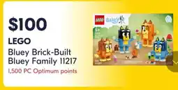 Shoppers Drug Mart lego bluey brick-built bluey family 11217 offer