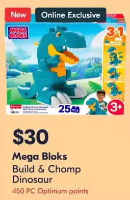 Shoppers Drug Mart Mega Bloks Build & Chomp Dinosaur offer