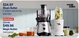Walmart Magic Bullet 7-piece personal blender offer