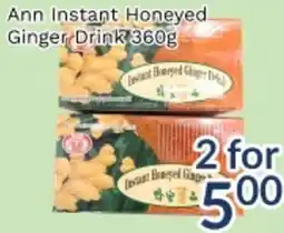 Oceans Fresh Food Market Ann instant honeyed ginger drink offer
