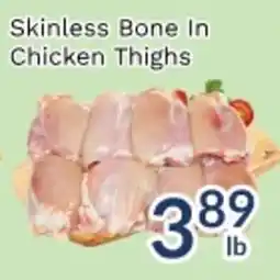 Oceans Fresh Food Market Skinless Bone In Chicken Thighs offer