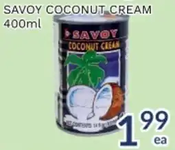 Oceans Fresh Food Market Savoy coconut cream offer