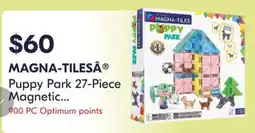 Shoppers Drug Mart Magna-tiles puppy park 27-piece magnetic offer