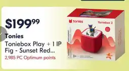 Shoppers Drug Mart Tonies Toniebox Play + 1 IP Fig - Sunset Red... offer