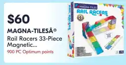 Shoppers Drug Mart Magna-tiles rail racers 33-piece magnetic offer