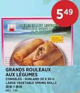 Kim Phat Sunland large vegetable spring rolls offer