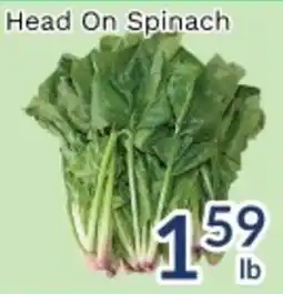 Oceans Fresh Food Market Head On Spinach offer