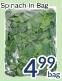Oceans Fresh Food Market Spinach In Bag offer