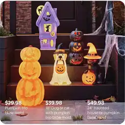 Walmart Pumpkin trio blow mold offer