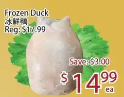 Sunny Food Mart Frozen Duck offer