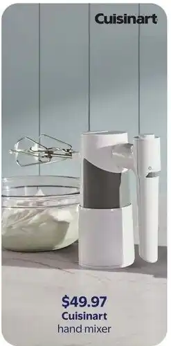 Walmart Cuisinart hand mixer offer